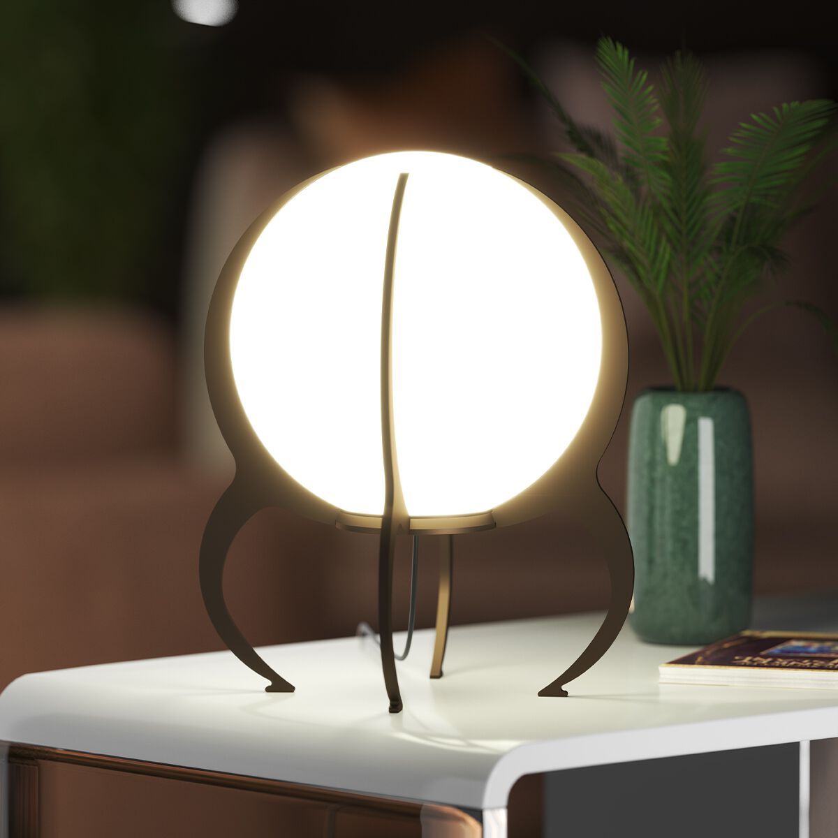 Настольная лампа из дутого стекла Ghidini Lighting MACROKEIRA ARCH-00151986 - Вид №2