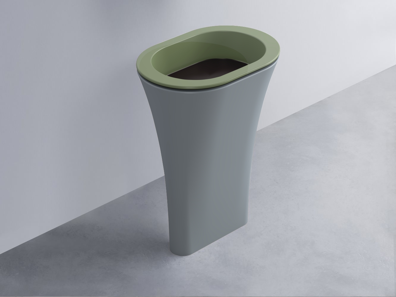 AMLA65-AG+AMPILO-LV+AMCOLO-BR Раковина Amedeo Ovale отдельностоящая cielo Enjoy + Amedeo Ceramica Cielo