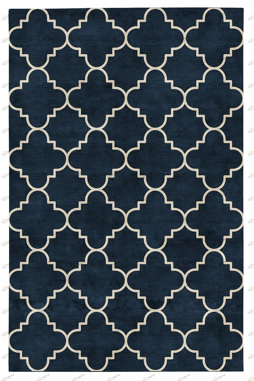 Ковер Lattice Blue 300x400 DOLLY CAPRETS ДИЗАЙНЕРСКИЕ, TRELLIS 155606 Синий 