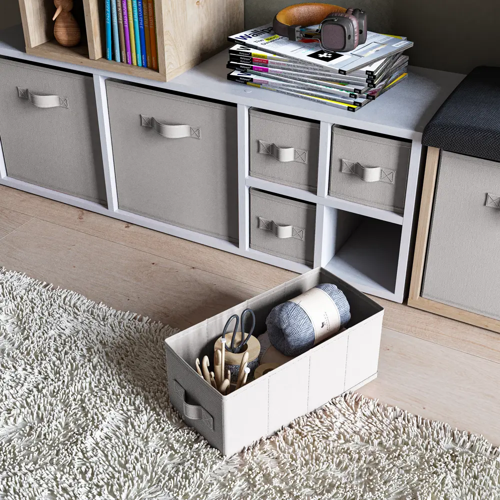 KONSENSA Органайзер для хранения 15×31×15 см графитовый 89387996 STLM-1563119