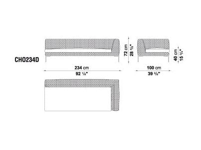 Угловой диван из полипропилена B&B Italia Outdoor Charles ARCH-00151328 - Вид №9