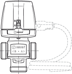 4308 04 00 VZD162Ротационные клапаны » Esbe серии VZC, VZD  - Вид №1