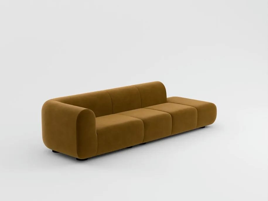 5-местный модульный тканевый диван Tom Dixon Plump sofa ARCH-00106377
