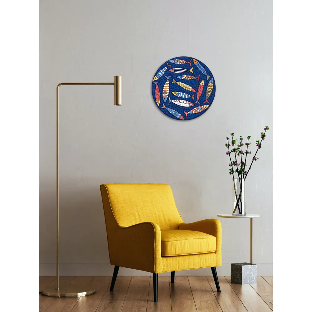 Картина на стекле Postermarket Рыбки 40x40 см STLM-2170718 - Вид №3