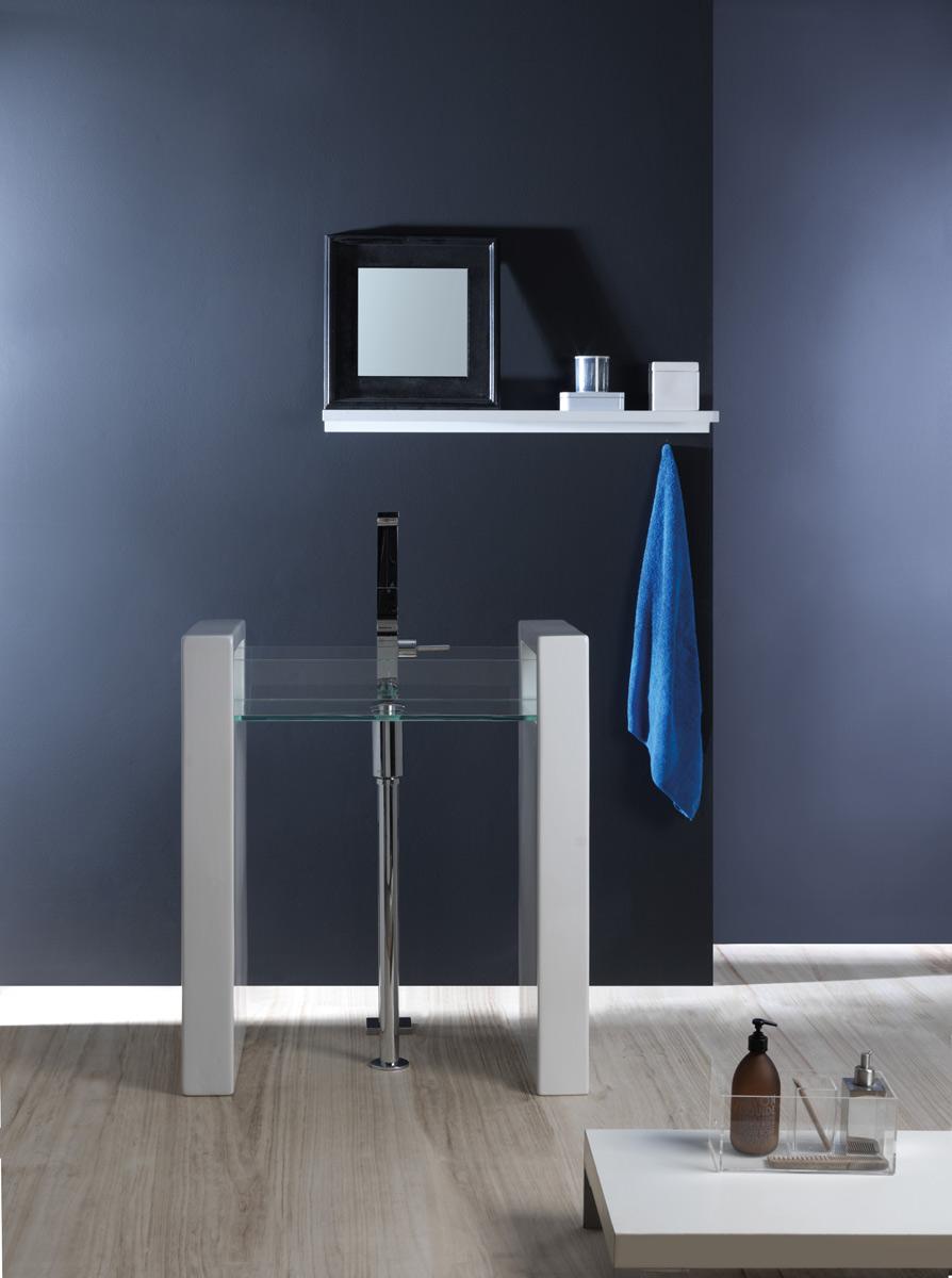 GLLACOL80BW1 Напольная раковина стоящая GSG CERAMIC GLASS - Вид №2