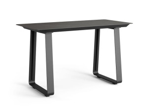 Керамический прямоугольный высокий садовый стол