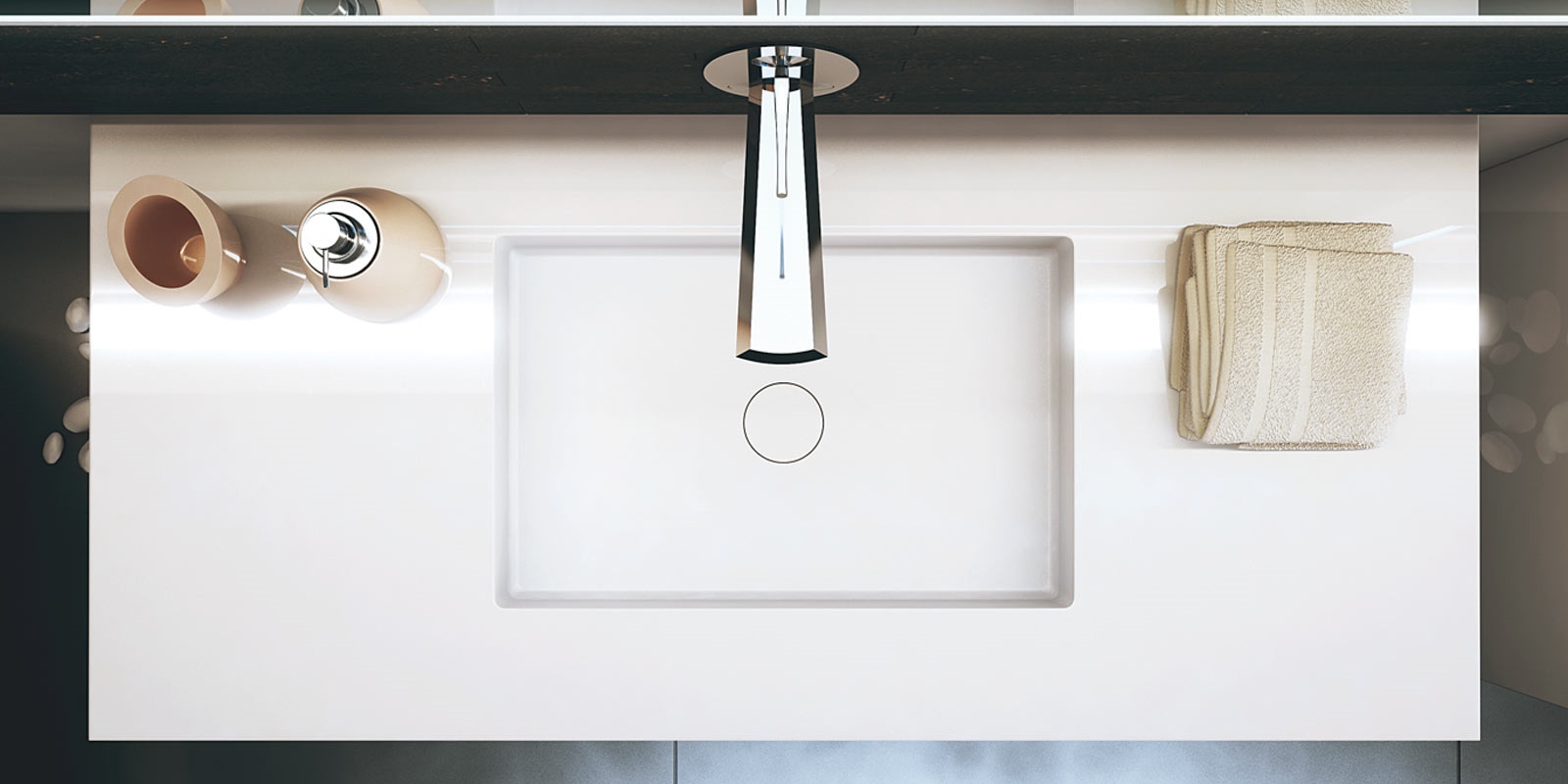 AQU5506120 Накладная раковина под столешницу  овальная MOMA Design Aqua - Вид №1