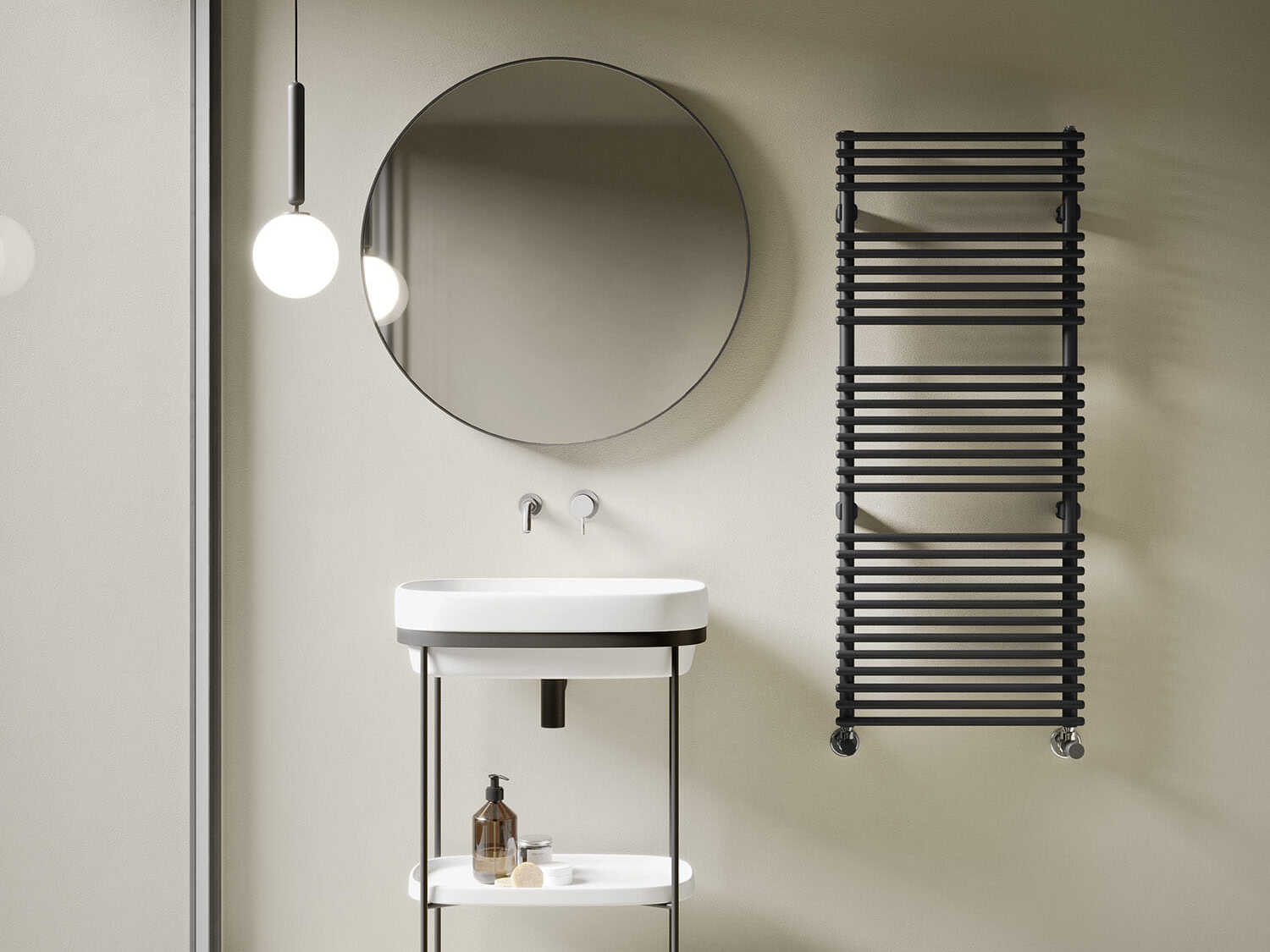 Стальной радиатор для ванной комнаты Irsap флейта ARCH-00023489