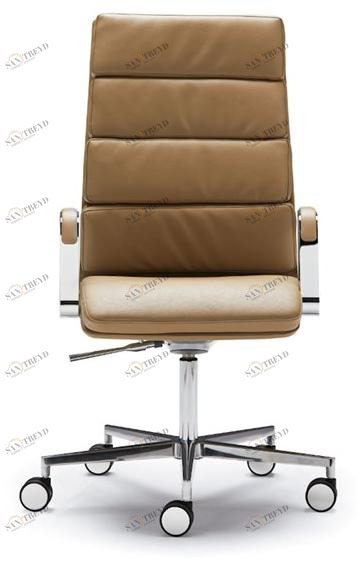 José Martínez Medina Кресло руководителя в коже с 5 спицами с подлокотниками на колесиках sun-id-1387250