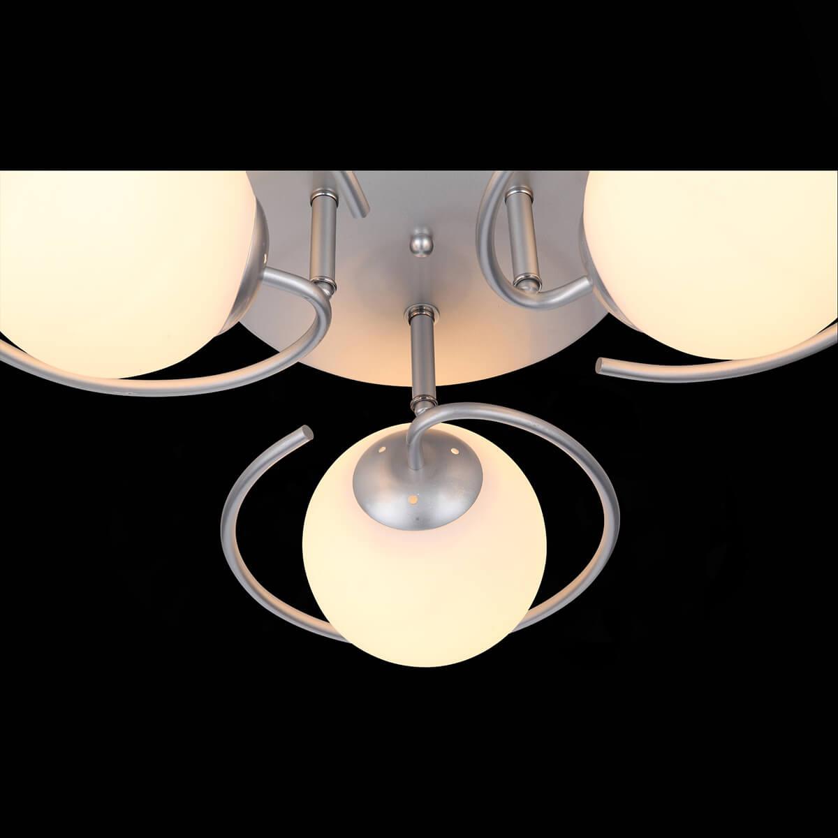 Люстра белая потолочная ST Luce Galio SL418.102.03 ST LUCE GALIO 00-3833811 Белый;серебро  - Вид №1