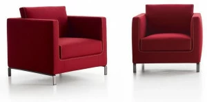 B&B Italia Кресло из ткани с подлокотниками Ray