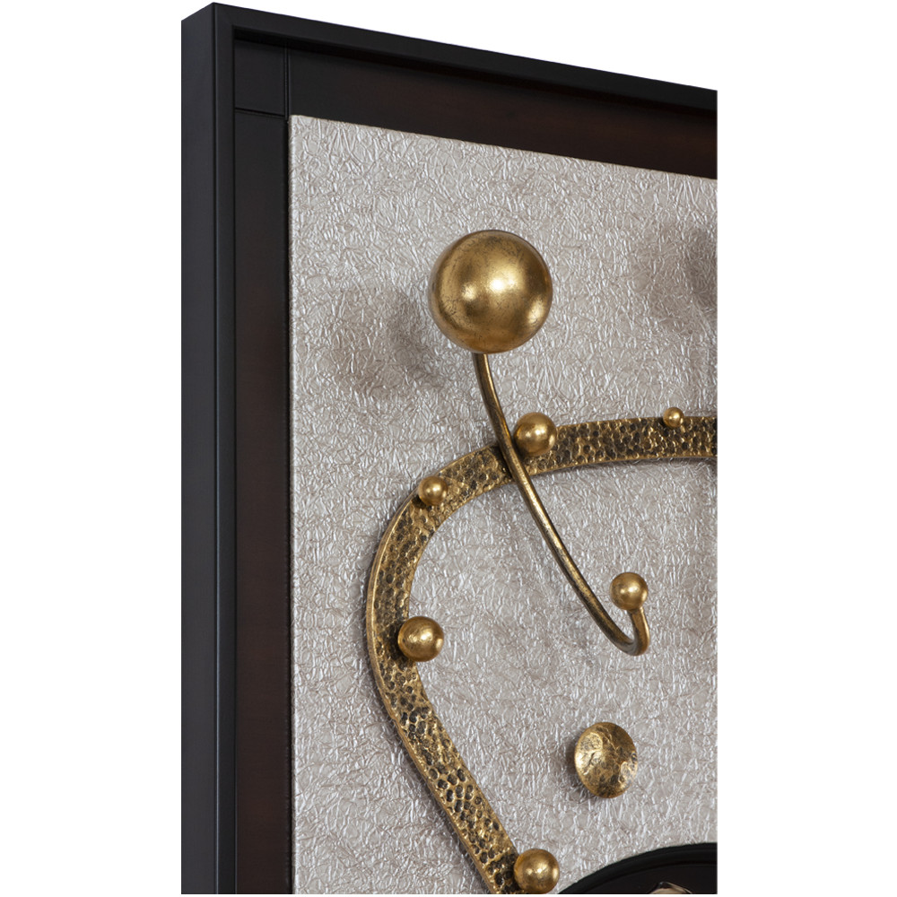 15006 Вешалка настенная Heri 1 Каштан Mix BOGACHO 4627163961199 - Вид №3