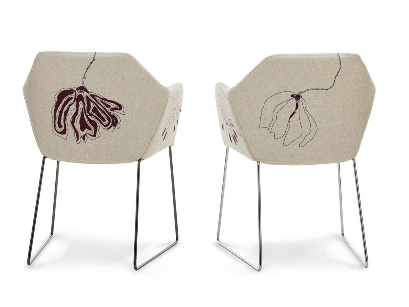 Тканевый стул с подлокотниками Saba Italia Нью-Йорк ARCH-00121686 - Вид №4