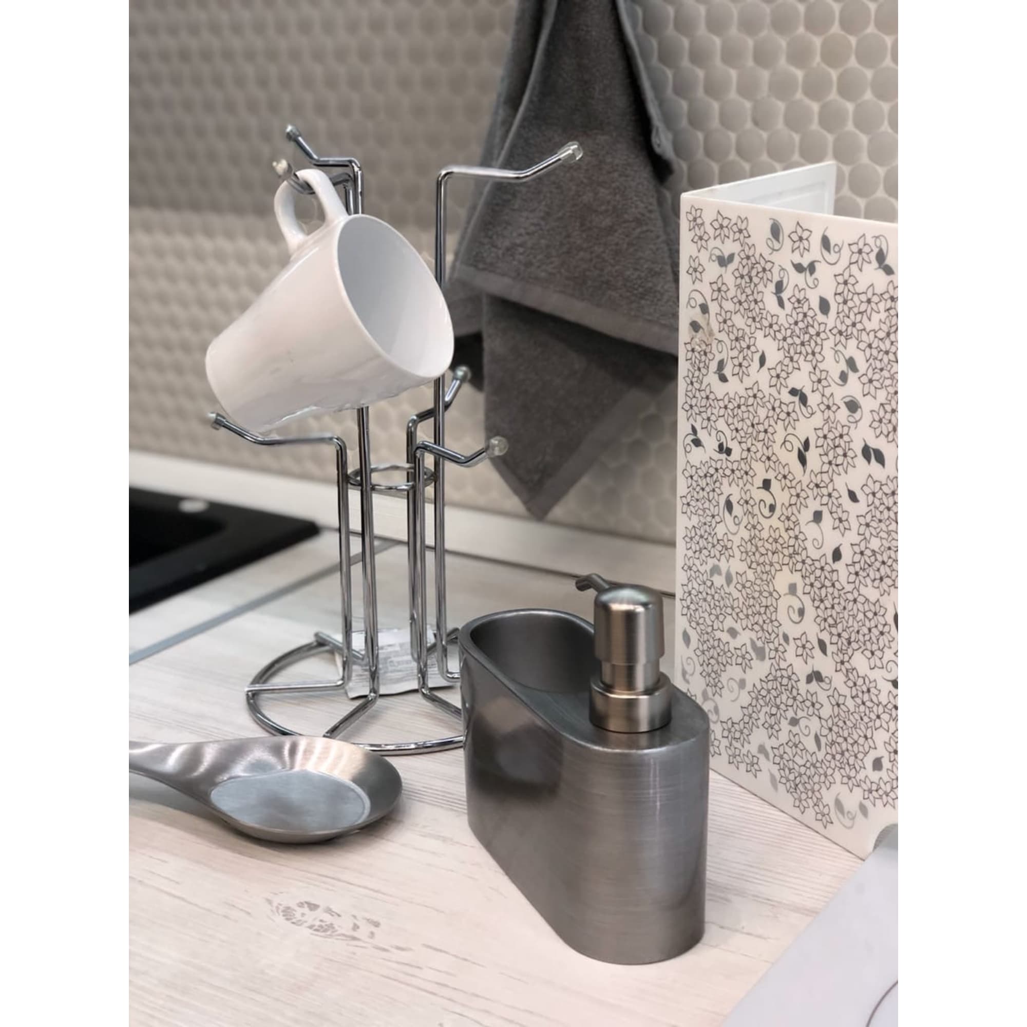 18581149 Держатель чашек NEO, D16,5х30 см, хром Santreyd  - Вид №3