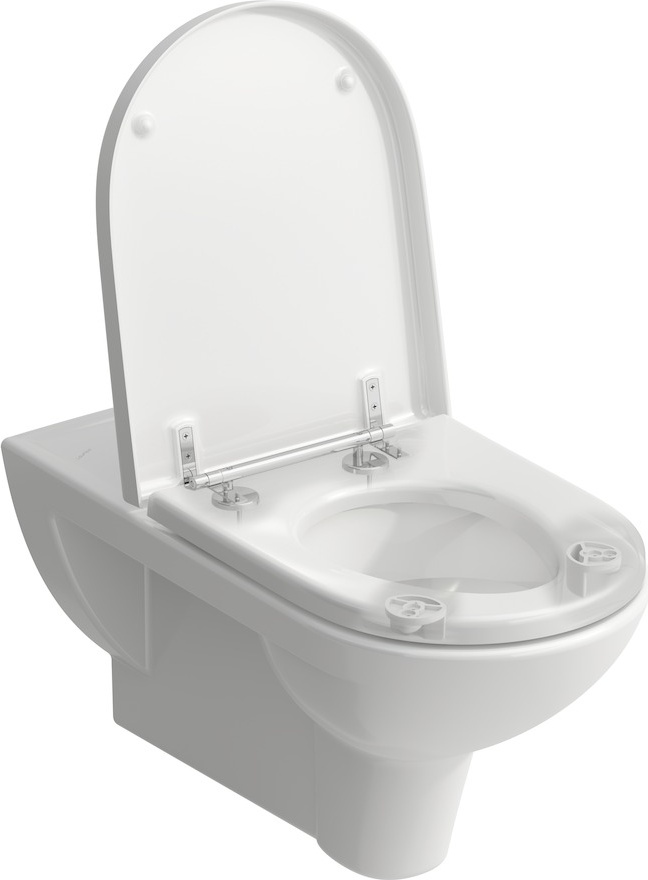 H8989503000001 Сидение и крышка, для людей с ограниченными возможностями, подходит к моделям унитазов и Moderna, специальные усиленные укрепленные петли и амортизаторы LAUFEN PRO - Вид №3