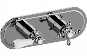 E-8086H-LC1C2-T Планка M-Series с 2 ручками - Внешняя часть GRAFF Adley