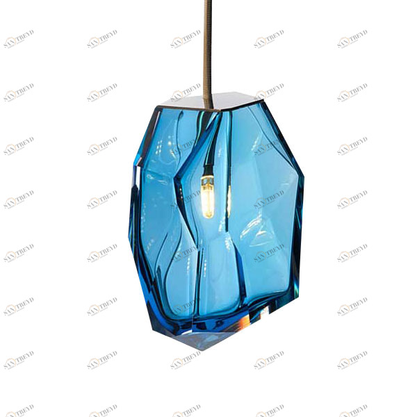 Подвесной светильник Crystal Rock от Delight Collection KG0853P-1 DELIGHT COLLECTION ДИЗАЙНЕРСКИЕ 243743 Синий 