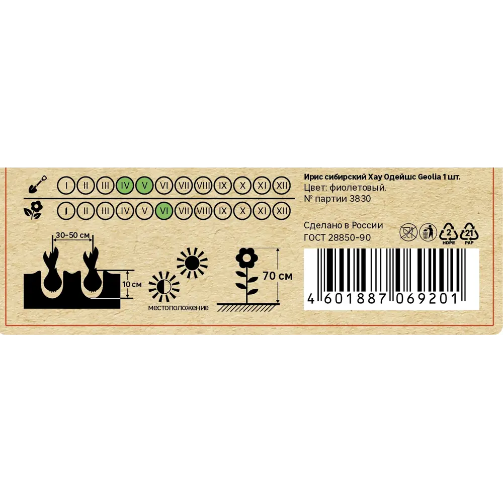 Ирис Geolia сибирский Хау Одейшс 86408579 STLM-2167230  - Вид №4