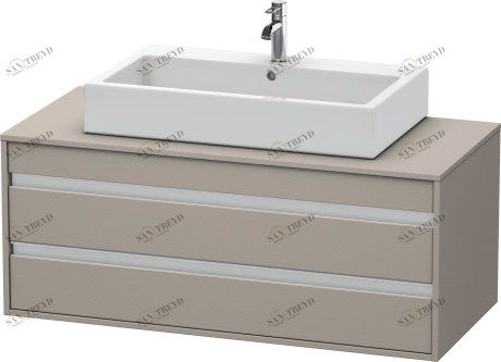 KT665601414 Тумбочка подвесная Ketho #KT6656 1200 x 550 мм Терра, декор Duravit
