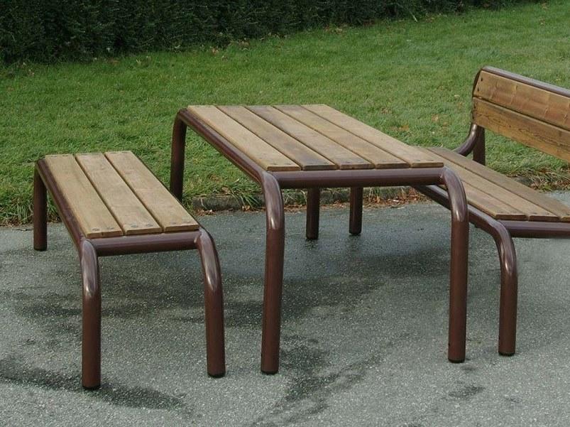 VESTRE Стол для общественных мест из оцинкованной стали Hvilan sun-id-1426933 - Вид №2