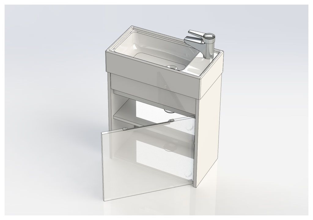 Тумба под раковину Aquanet Лидс 50 эвкалипт мистери sun-id-275383 - Вид №6