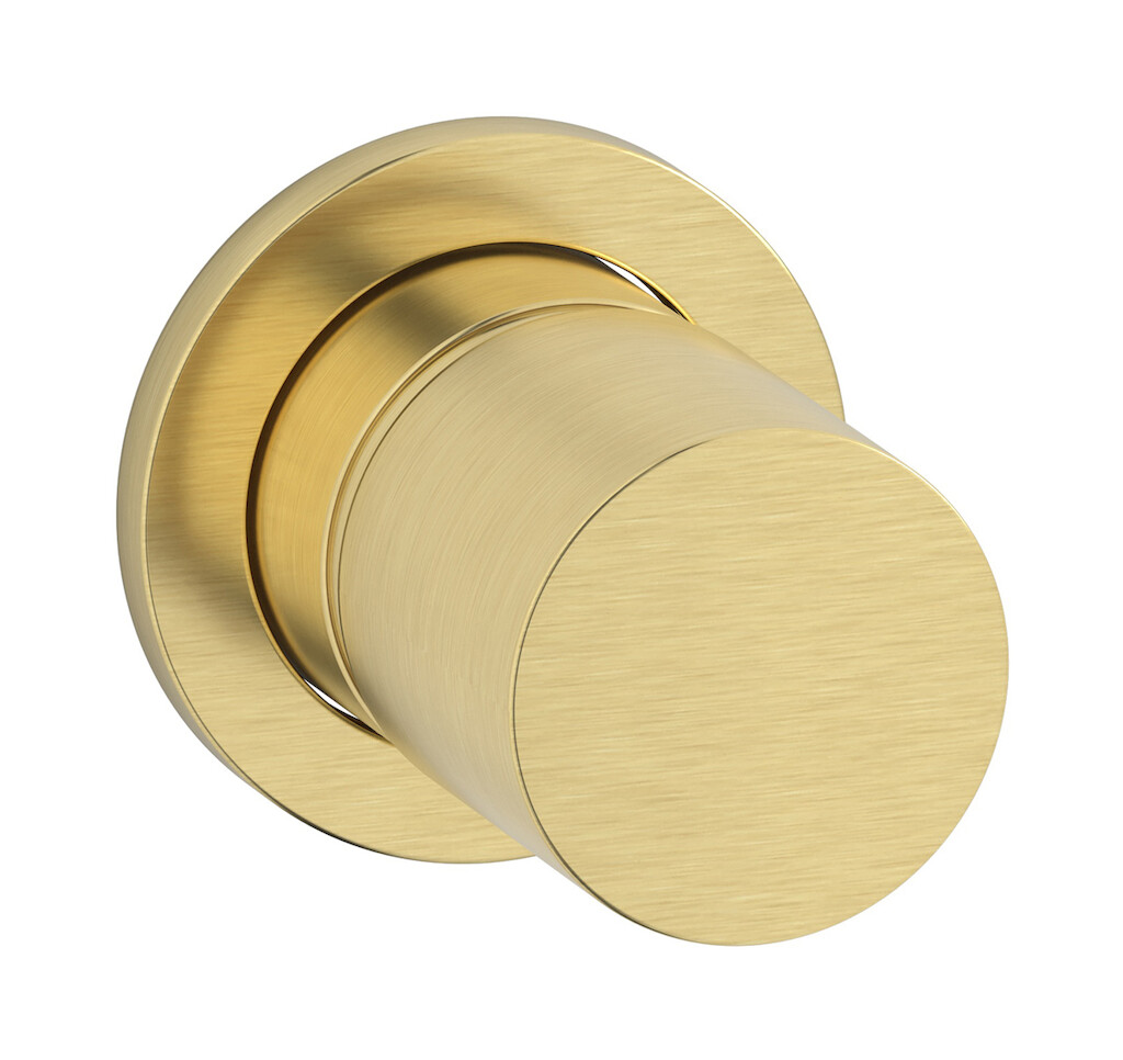 Внешние части встроенного смесителя на 1 потребителя WE ARE IB rr305is Brushed Pale Gold Brera