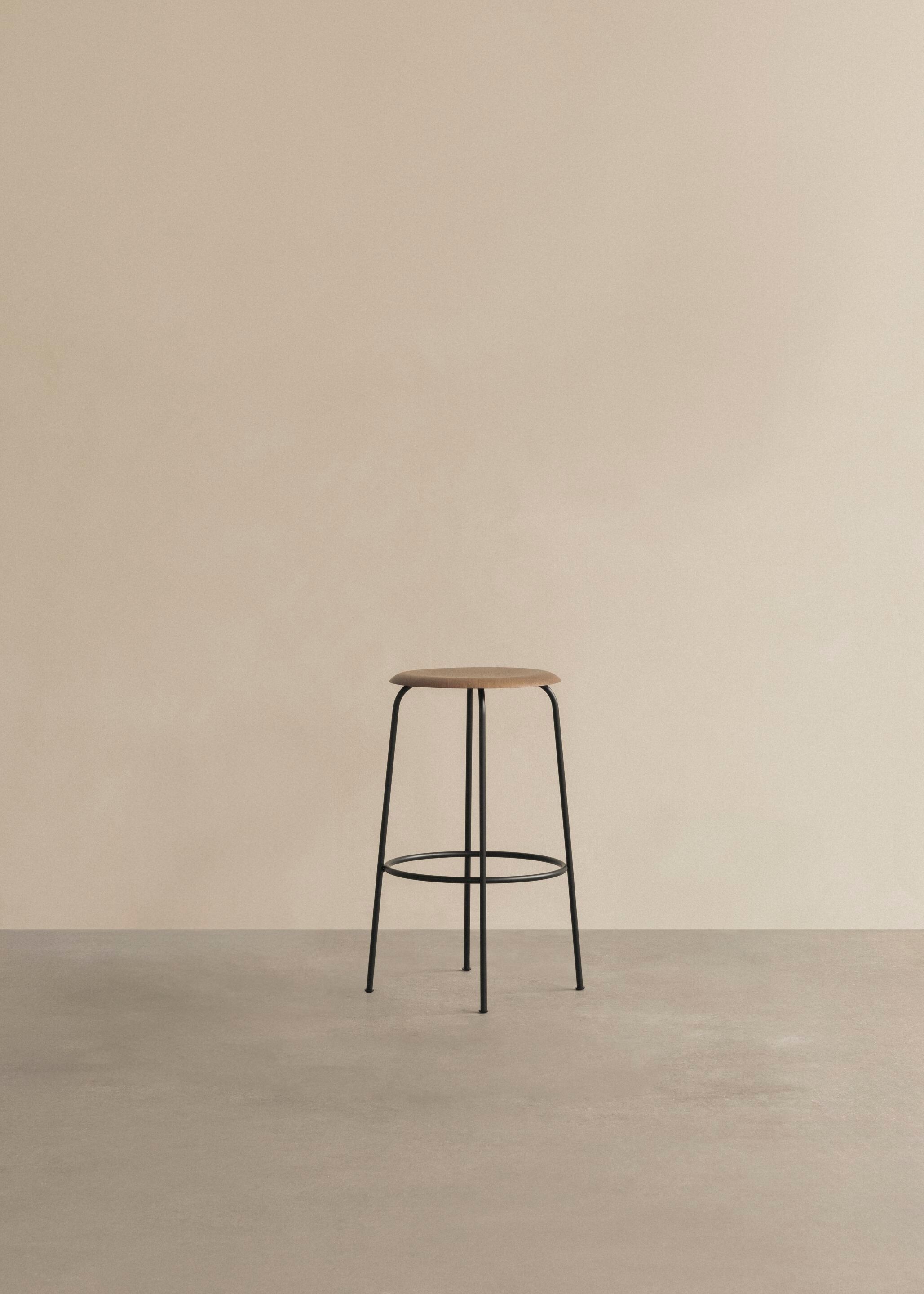 Высокий стул из стали и дерева с мягким сиденьем Audo Copenhagen Afteroom ARCH-00130048 - Вид №8