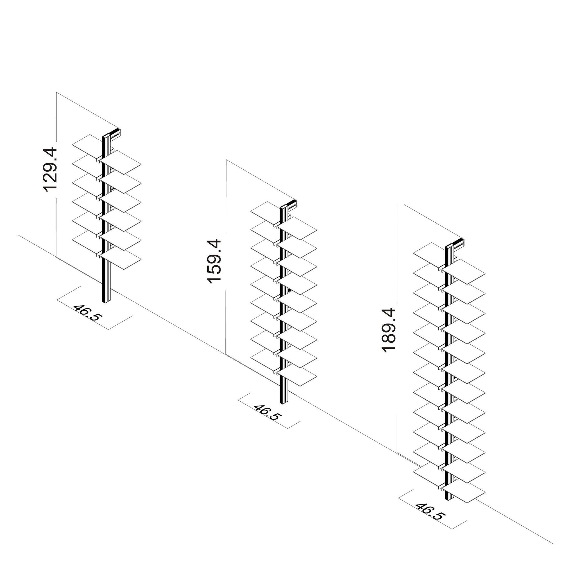 STUDIO T Книжный шкаф с открытой стенкой Inuno sun-id-1445080 - Вид №3