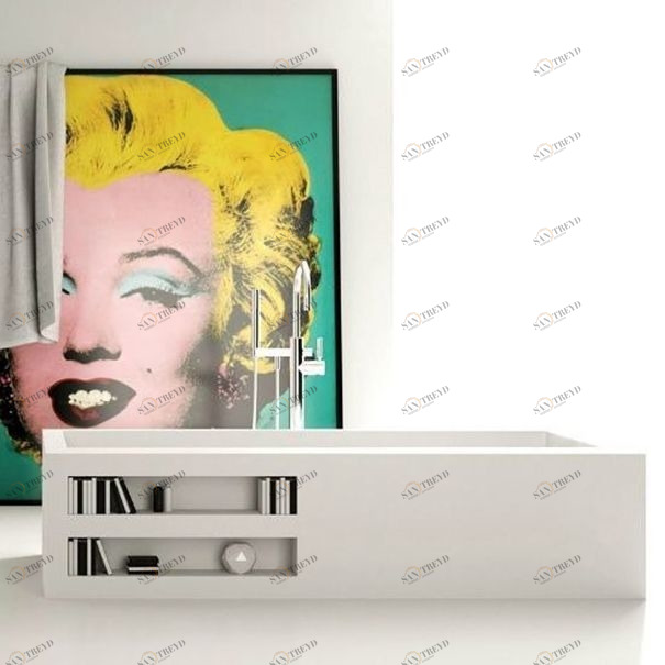 Design Ванна из Corian 1850x920x500 Comfort Tank 5 белая MOMA Design CNTK5301850