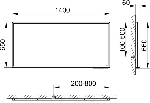 14598172000 Зеркало с подсветкой KEUCO Royal Lumos - Вид №10