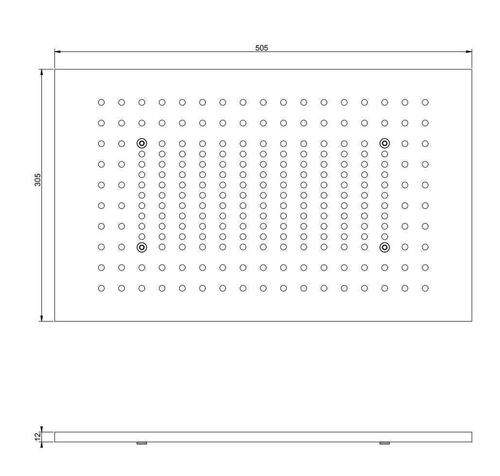 Прямоугольная потолочная душевая головка с хромотерапией Gessi Afilo ARCH-00055827 - Вид №8