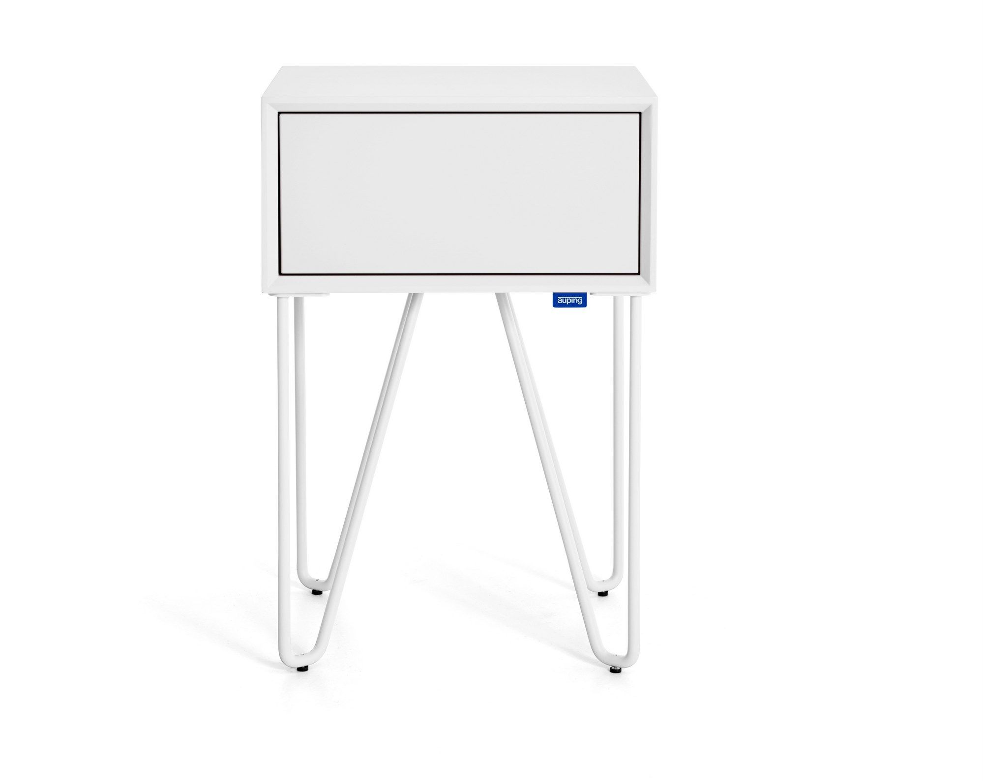 Деревянная и металлическая прикроватная тумбочка с ящиком Auping PIXEL ARCH-00114683 - Вид №6