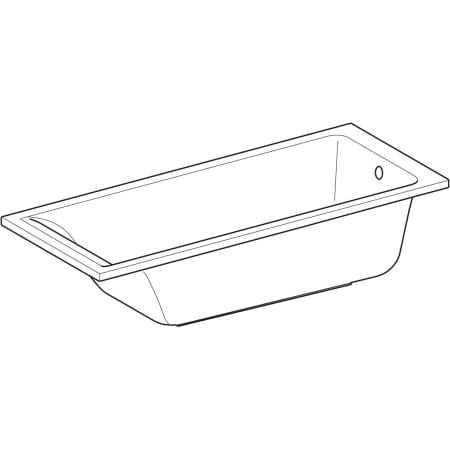 554.304.01.1 Прямоугольная ванна Geberit Renova Plan Geberit  - Вид №13