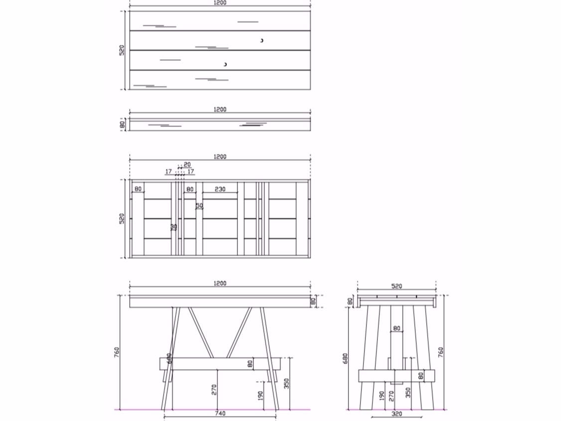 Консоль для умывальника из лиственницы Galassia плюс дизайн ARCH-00044238 - Вид №3