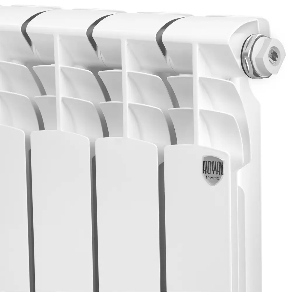 Радиатор секционный Royal Thermo Vittoria 2.0 RTV250012 500/80 12 секций боковое подключение биметалл белый 89378646 STLM-2109572 Отсутствует - Вид №2