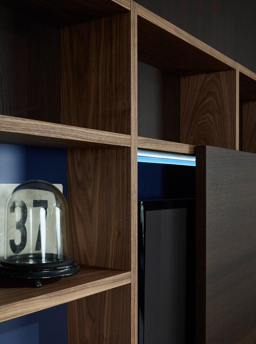 Porro Настенный книжный шкаф из ореха System sun-id-1457566 - Вид №7