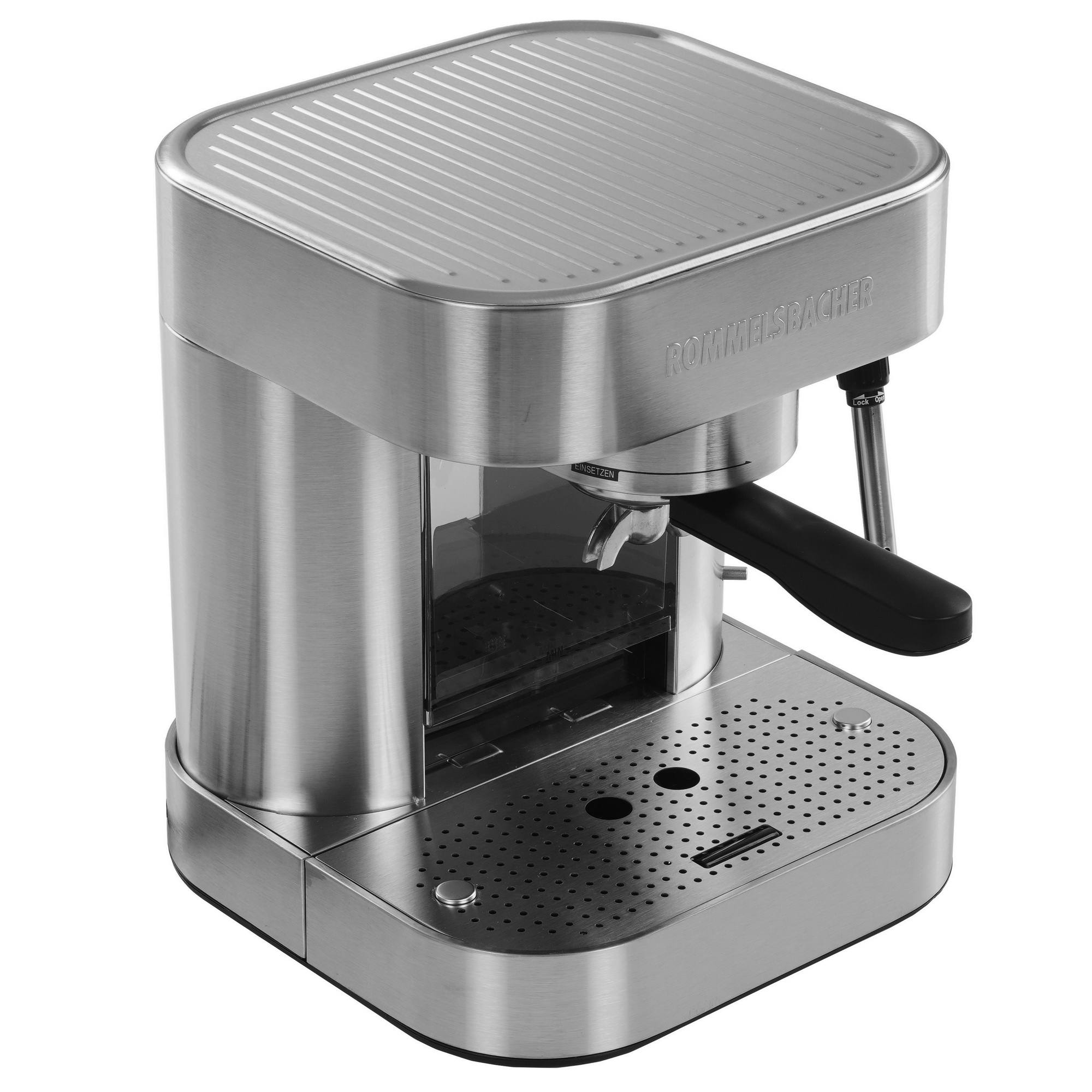 8145172 Кофеварка рожковая Rommelsbacher EKS 2010 серебристый STDN-0146161 - Вид №5