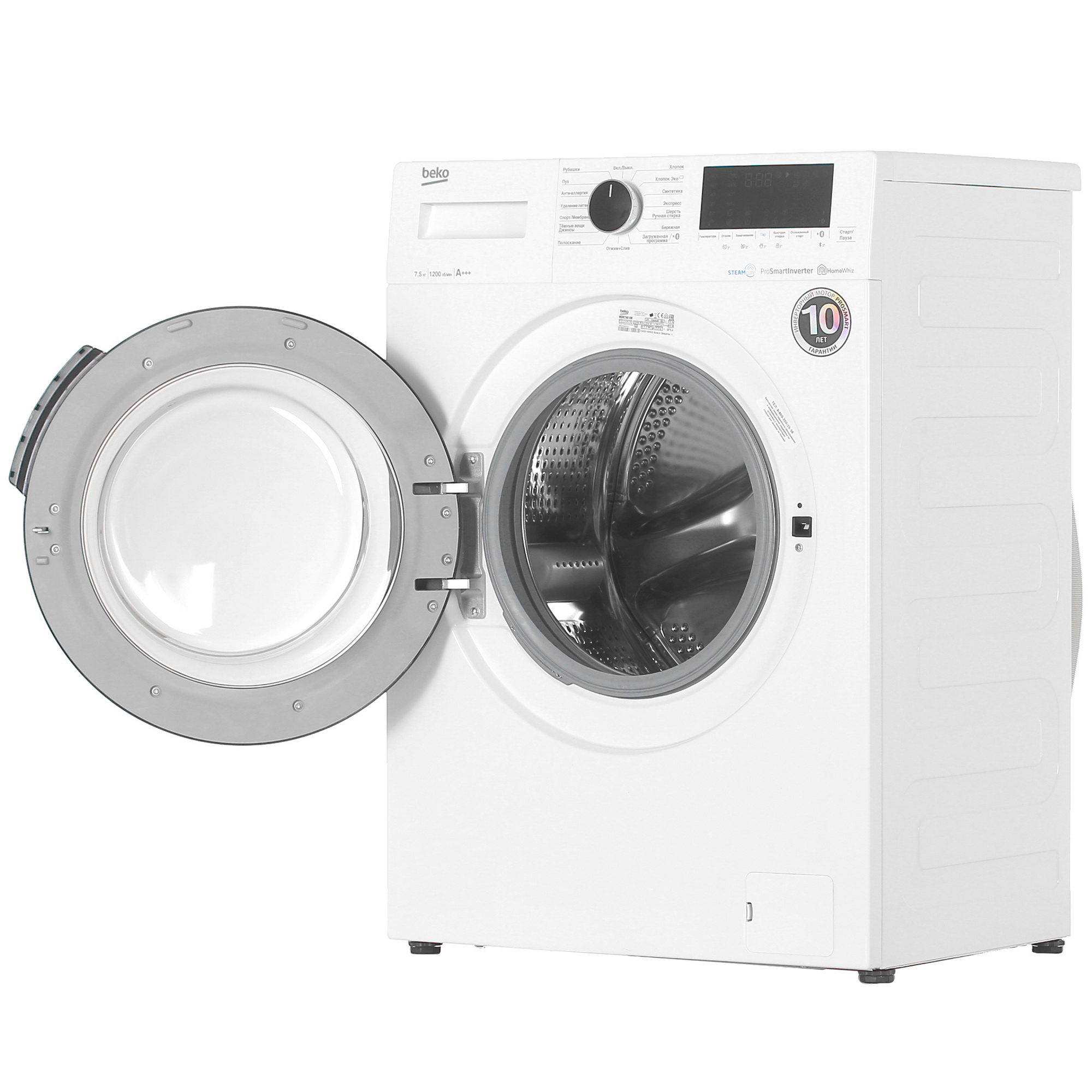 5300081 Стиральная машина Beko WSPE7H616W белый STDN-0129444 - Вид №4