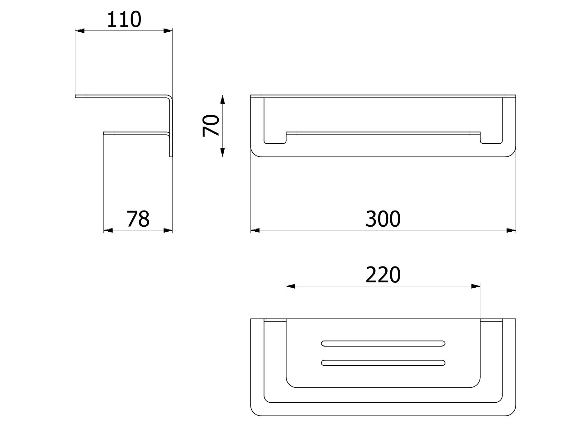 Полка для ванной IB Solferino ARCH-00151763 - Вид №11