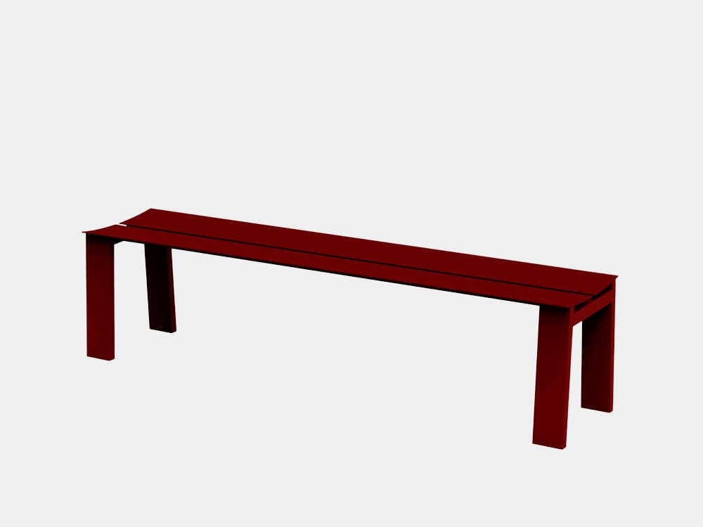 Алюминиевая скамья с порошковым покрытием RS Barcelona Seu ARCH-00067573 - Вид №109