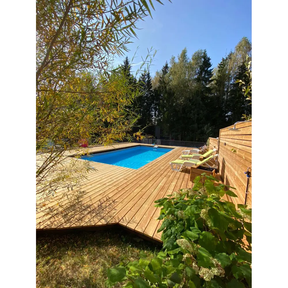 Террасная доска хвоя сорт Оптима 43x140x6000 мм двусторонний вельвет 0.84 м² РУСШПАЛА STLM-2196813 - Вид №5