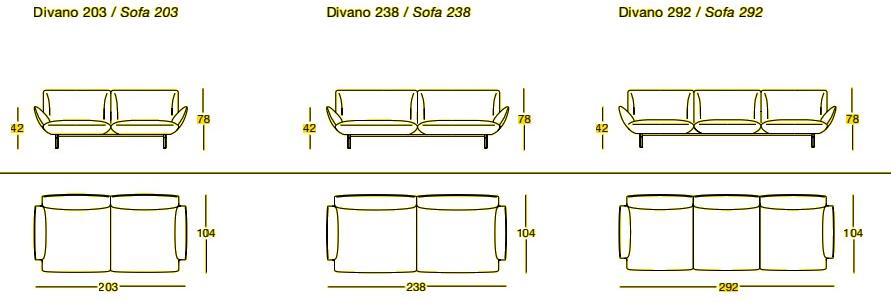 Zanotta Моноблочный диван sun-id-1412517 - Вид №3