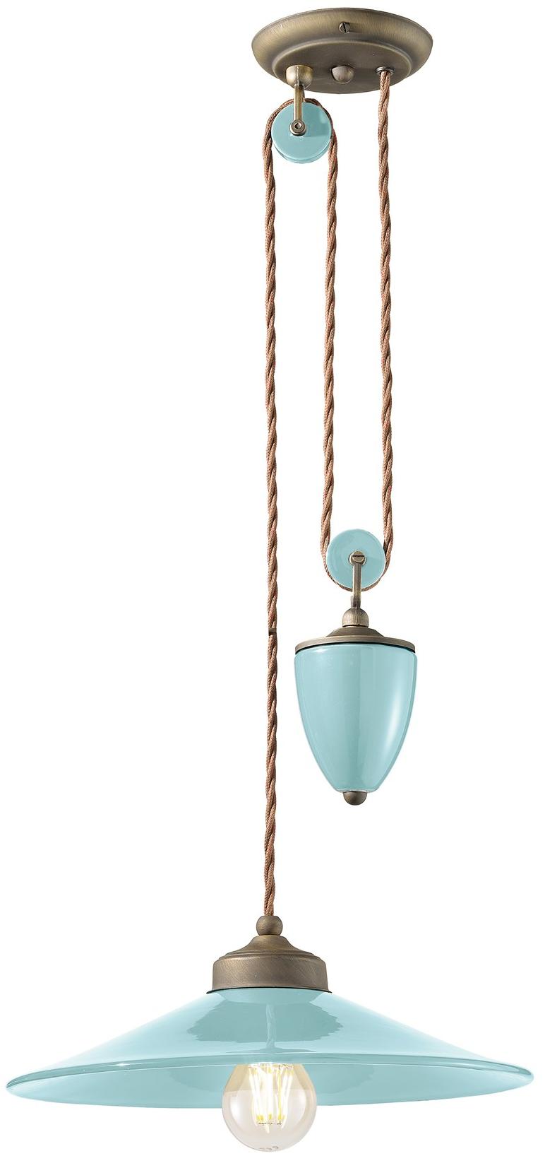 FERROLUCE Регулируемый керамический подвесной светильник Colors C1632 - Вид №1