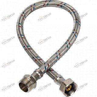 Гибкая подводка для воды НР 1/2 х ВР 1/2 STOUT - 500 мм SHF0086081515