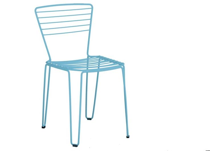 iSimar Садовый стул из оцинкованной стали Menorca 8034 - Вид №3