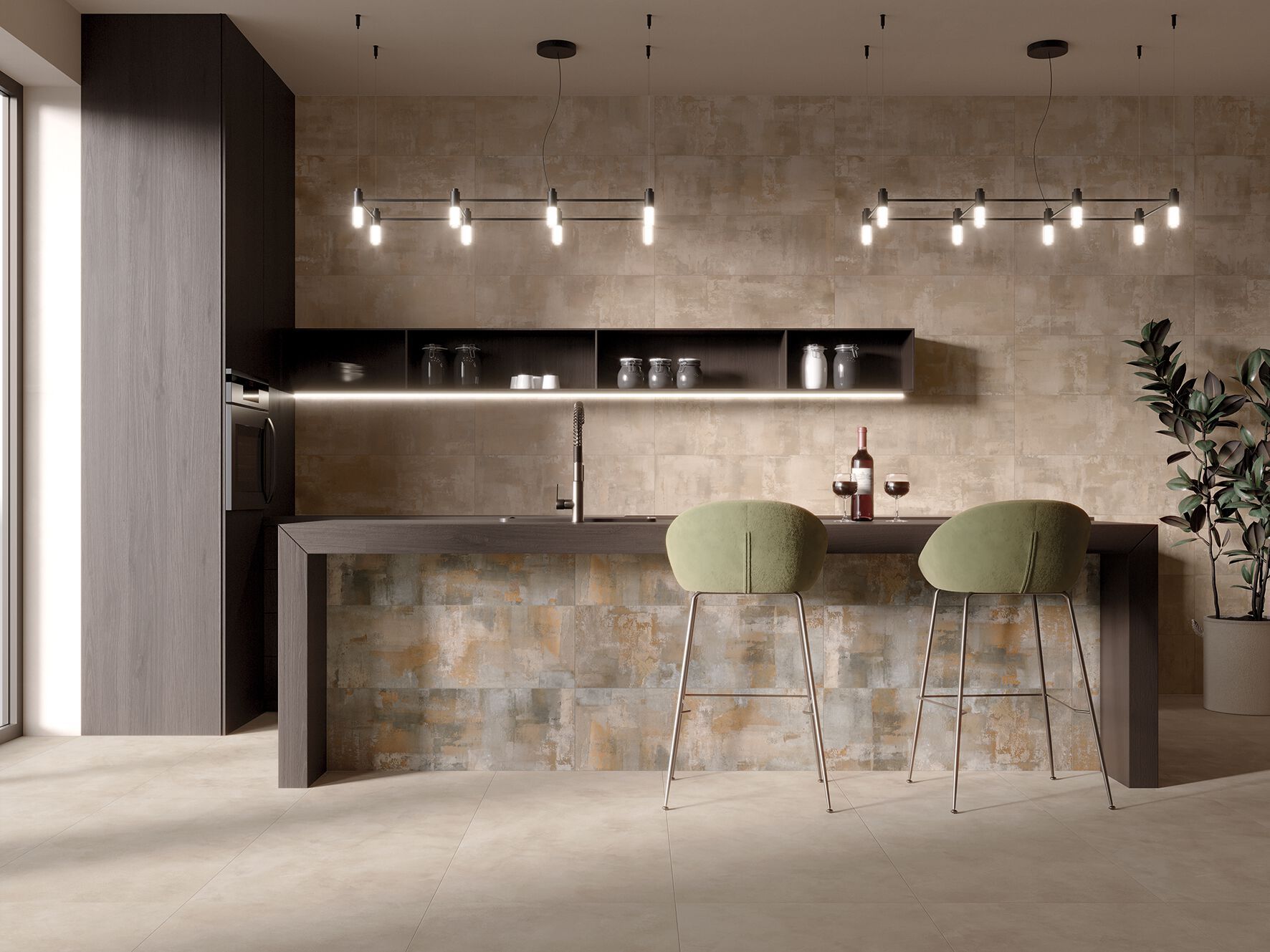 Облицовка керамогранита для интерьера MARINER Urban ARCH-00053196