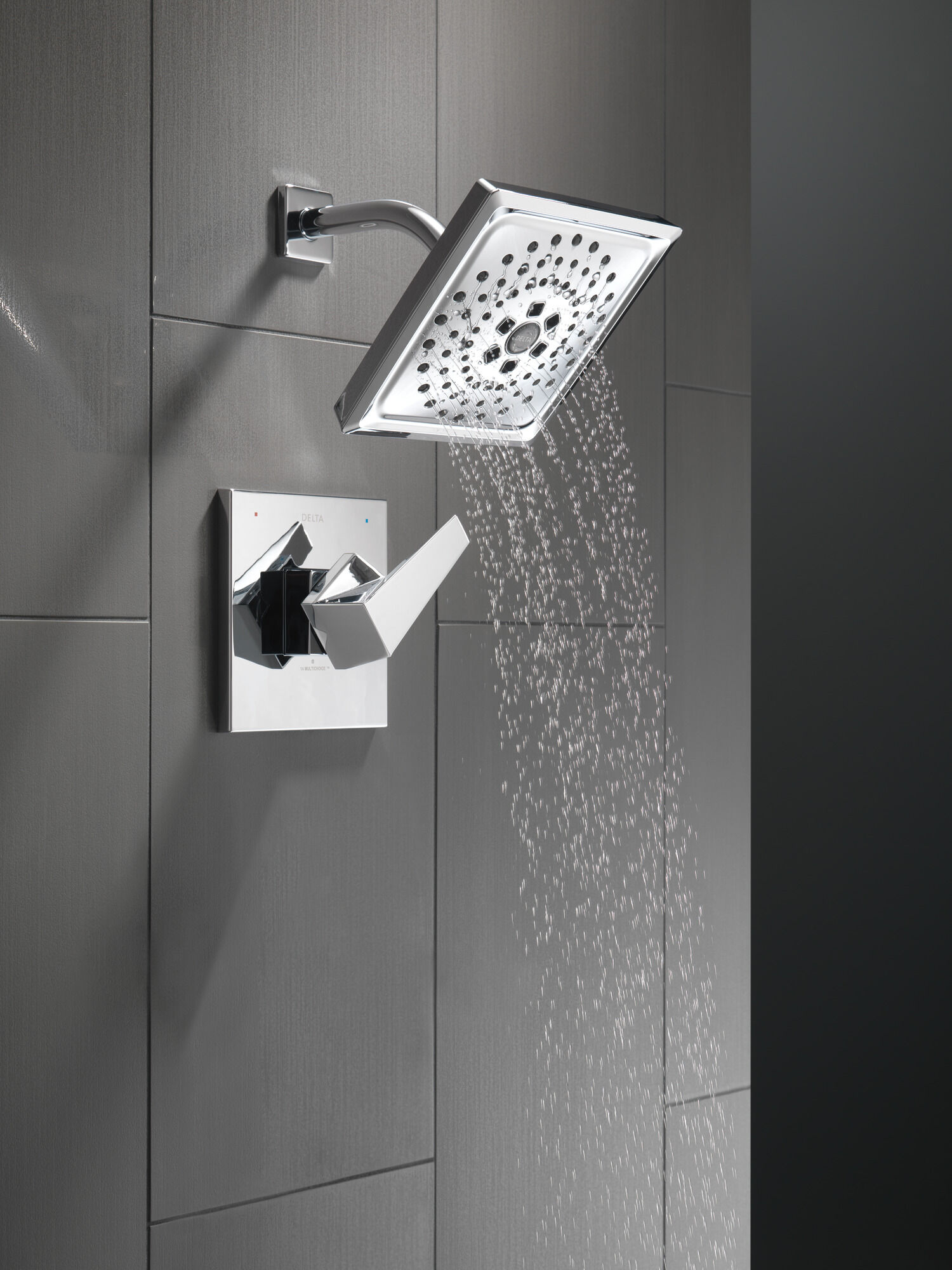 T14243 Отделка для душа Monitor 14 Series Delta Faucet Trillian Хром  - Вид №5