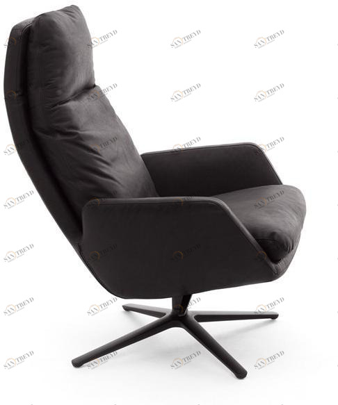 COR Кожаное кресло с 4 спицами и подлокотниками Cordia sun-id-1395585