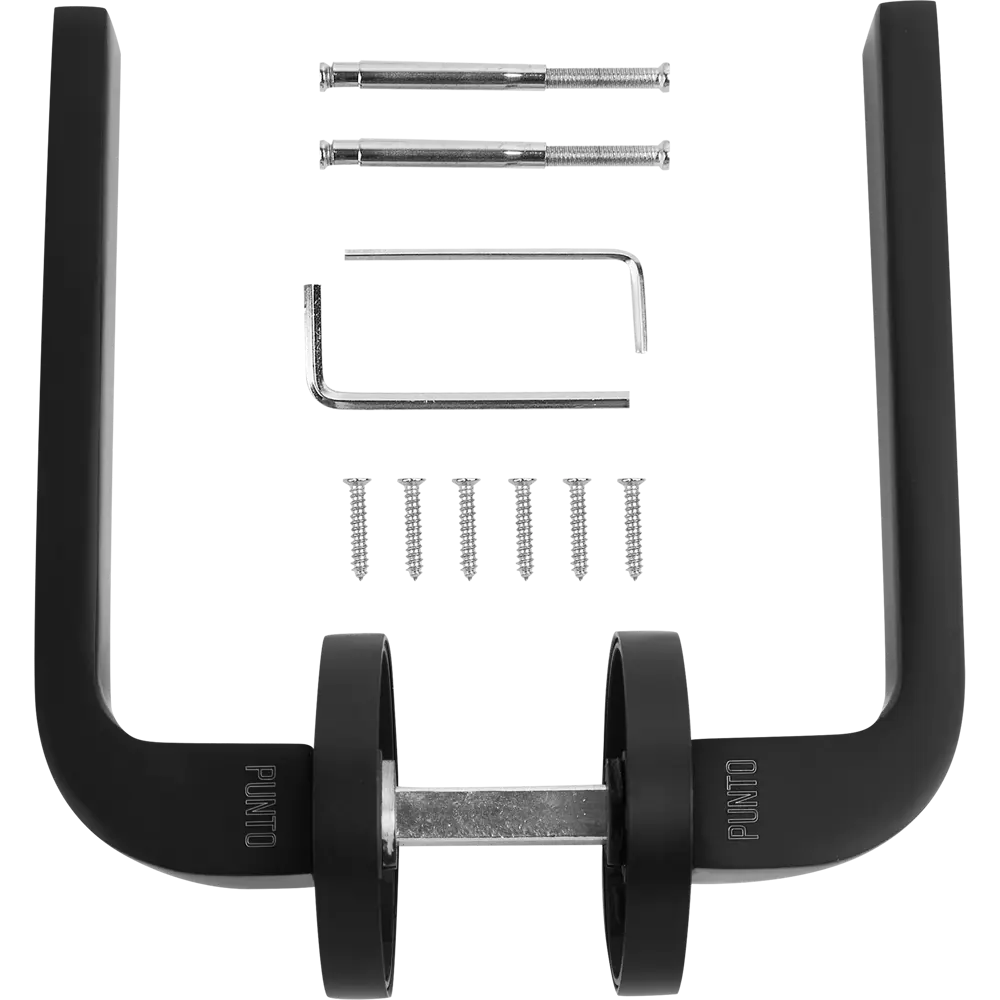 Дверные ручки PUNTO Evo на розетке для межкомнатных дверей 85203599 STLM-0059874 - Вид №1