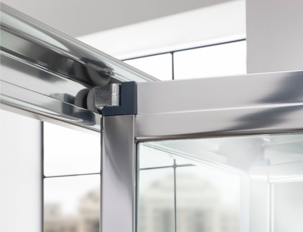 Дверь Bifold 900mm с боковым экраном 1000mm Britton Burlington EBFSC0900, ESPSC1000  - Вид №4